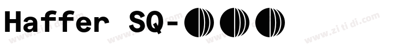 Haffer SQ字体转换